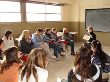 Taller a cargo de María Emilia López