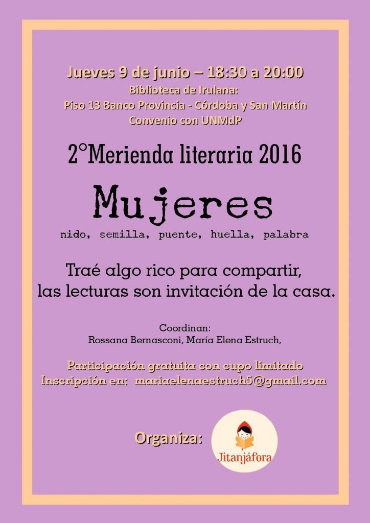 Segunda Merienda Literaria en la Biblioteca de Irulana