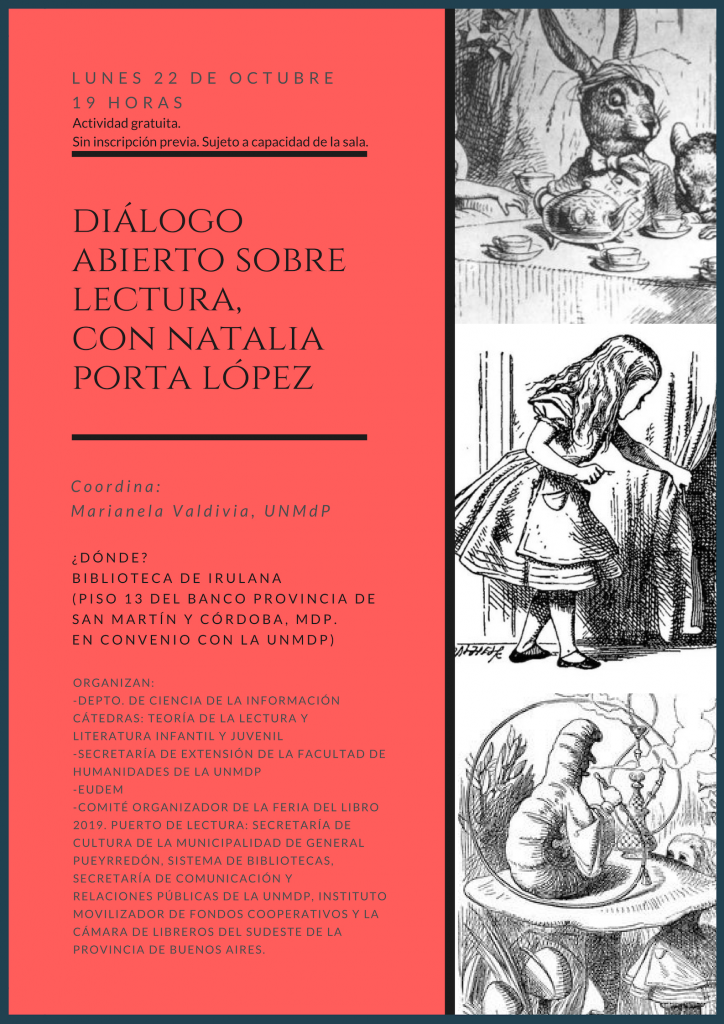 Diálogo abierto sobre lectura con Natalia Porta López